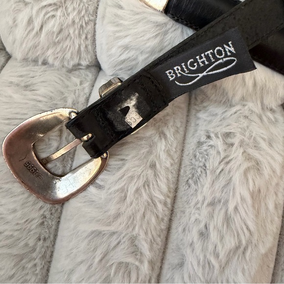 Brighton vintage 1995 Southwest-style concho belt. - Picture 4 of 7